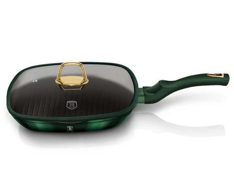 PATELNIA TYTANOWA GRILLOWA BERLINGER HAUS 28cm BH-6051 EMERALD PATELNIA TYTANOWA GRILLOWA BERLINGER HAUS 28cm BH-6051 EMERALD