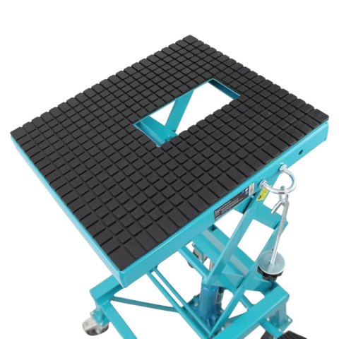 Podnośnik Motocyklowy Nożycowy Mobilny Gumowa Platforma 135kg Hydrauliczny Podnośnik Motocyklowy Nożycowy Mobilny Gumowa Platforma 135kg Hydrauliczny