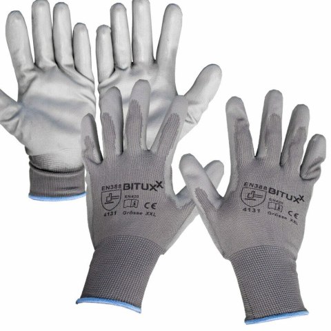 RĘKAWICZKI RĘKAWICE POWŁOKA PU ROBOCZE S-XXL 50 PAR RĘKAWICZKI RĘKAWICE POWŁOKA PU ROBOCZE S-XXL 50 PAR