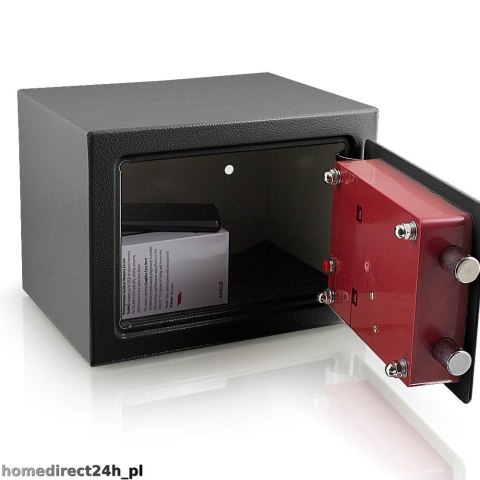 Sejf Elektroniczny Ma艂y Grafitowy 1 mm 艢ciany 3 mm Drzwi Z Kluczem Bituxx Sejf Elektroniczny Ma艂y Grafitowy 1 mm 艢ciany 3 mm Drzwi Z Kluczem Bituxx