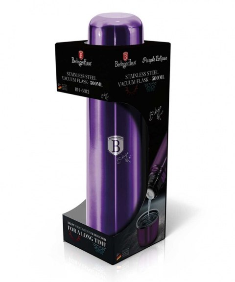 TERMOS STALOWY 0,5L BERLINGER HAUS BH-6812 PURPLE TERMOS STALOWY 0,5L BERLINGER HAUS BH-6812 PURPLE