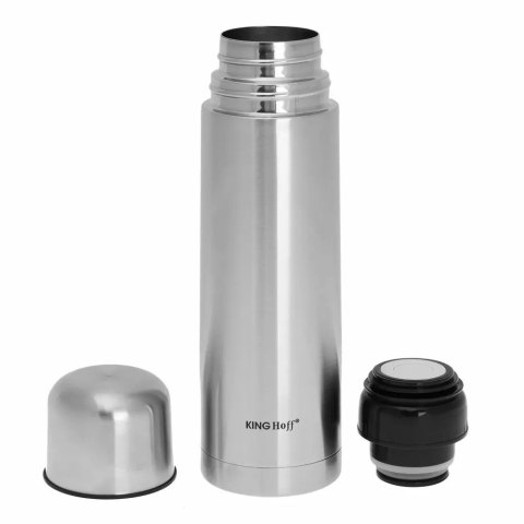 TERMOS STALOWY 500 ml CLICK-CLACK KINGHOFF KH-4052 TERMOS STALOWY 500 ml CLICK-CLACK KINGHOFF KH-4052