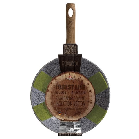 WOK GRANITOWY 28cm BERLINGER HAUS FOREST LINE BH-1204 WOK GRANITOWY 28cm BERLINGER HAUS FOREST LINE BH-1204