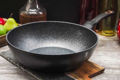 WOK GRANITOWY 30cm BERLINGER HAUS BLACK ROSE BH-6178 WOK GRANITOWY 30cm BERLINGER HAUS BLACK ROSE BH-6178