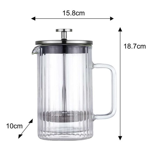 ZAPARZACZ TŁOKOWY DO KAWY/HERBATY TERMICZNY 600ml KLAUSBERG KB-7757 ZAPARZACZ TŁOKOWY DO KAWY/HERBATY TERMICZNY 600ml KLAUSBERG KB-7757