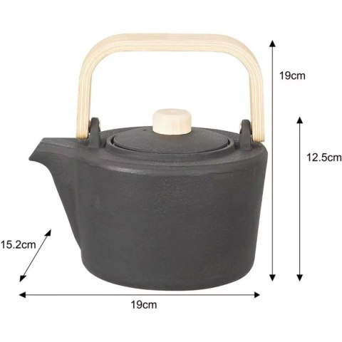 ZAPARZACZ ŻELIWNY DZBANEK 1,3L Z FILTREM KINGHOFF KH-1845 ZAPARZACZ ŻELIWNY DZBANEK 1,3L Z FILTREM KINGHOFF KH-1845