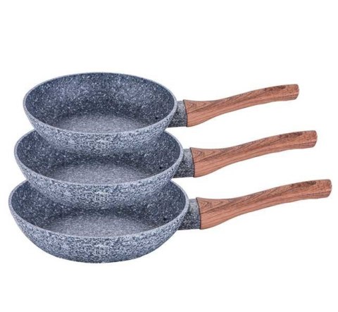 ZESTAW 3 PATELNI GRANITOWYCH BERLINGER HAUS BH-1214 ZESTAW 3 PATELNI GRANITOWYCH BERLINGER HAUS BH-1214