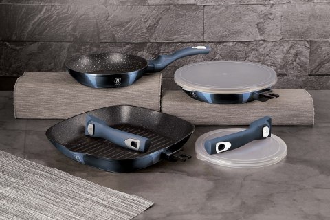 ZESTAW 3 PATELNI GRANITOWYCH BERLINGER HAUS BH-7049 AQUAMARINE ZESTAW 3 PATELNI GRANITOWYCH BERLINGER HAUS BH-7049 AQUAMARINE