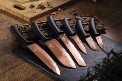 ZESTAW NOŻY KUCHENNYCH BERLINGER HAUS BH-2611 ROSE GOLD ZESTAW NOŻY KUCHENNYCH BERLINGER HAUS BH-2611 ROSE GOLD