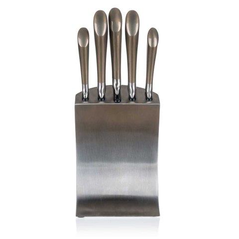 ZESTAW NOŻY KUCHENNYCH W STOJAKU BANQUET PLATINUM ZESTAW NOŻY KUCHENNYCH W STOJAKU BANQUET PLATINUM
