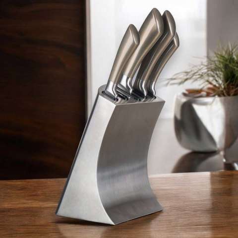 ZESTAW NOŻY KUCHENNYCH W STOJAKU BANQUET PLATINUM ZESTAW NOŻY KUCHENNYCH W STOJAKU BANQUET PLATINUM
