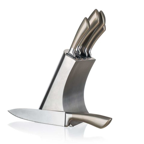 ZESTAW NOŻY KUCHENNYCH W STOJAKU BANQUET PLATINUM ZESTAW NOŻY KUCHENNYCH W STOJAKU BANQUET PLATINUM