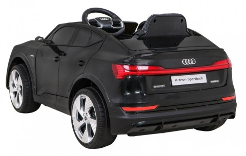Audi E-Tron Sportback dla dzieci Czarny + Pilot + Napęd 4x4 + Wolny Start + Radio MP3 + LED Audi E-Tron Sportback dla dzieci Czarny + Pilot + Napęd 4x4 + Wolny Start + Radio MP3 + LED
