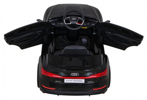 Audi E-Tron Sportback dla dzieci Czarny + Pilot + Napęd 4x4 + Wolny Start + Radio MP3 + LED Audi E-Tron Sportback dla dzieci Czarny + Pilot + Napęd 4x4 + Wolny Start + Radio MP3 + LED