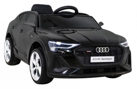 Audi E-Tron Sportback dla dzieci Czarny + Pilot + Napęd 4x4 + Wolny Start + Radio MP3 + LED Audi E-Tron Sportback dla dzieci Czarny + Pilot + Napęd 4x4 + Wolny Start + Radio MP3 + LED