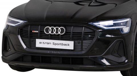 Audi E-Tron Sportback dla dzieci Czarny + Pilot + Napęd 4x4 + Wolny Start + Radio MP3 + LED Audi E-Tron Sportback dla dzieci Czarny + Pilot + Napęd 4x4 + Wolny Start + Radio MP3 + LED