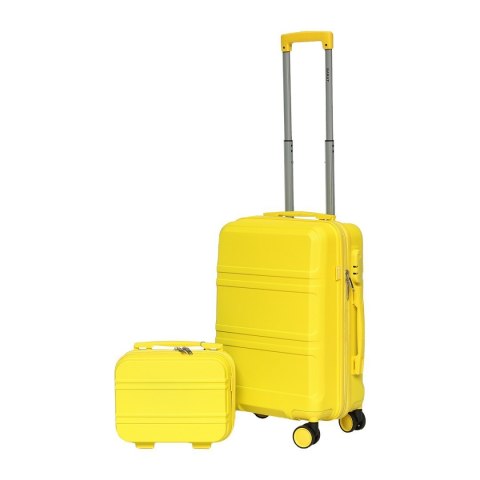 Zestaw Walizek BARUT Walizka Kufer Żółte Walizki Zestaw Walizek BARUT Walizka Kufer Żółte Walizki