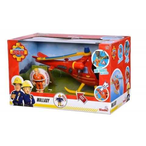 Helikopter Wallaby z figurką Strażak Sam Helikopter Wallaby z figurką Strażak Sam