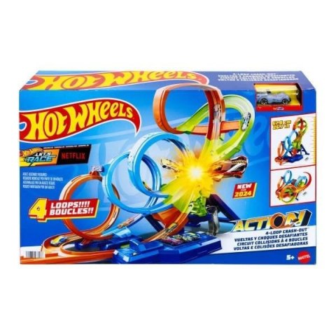 Hot Wheels Action Zestaw Poczwórna pętla kraks Hot Wheels Action Zestaw Poczwórna pętla kraks