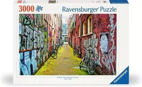 Puzzle 3000 Ulice Amsterdamu Puzzle 3000 Ulice Amsterdamu
