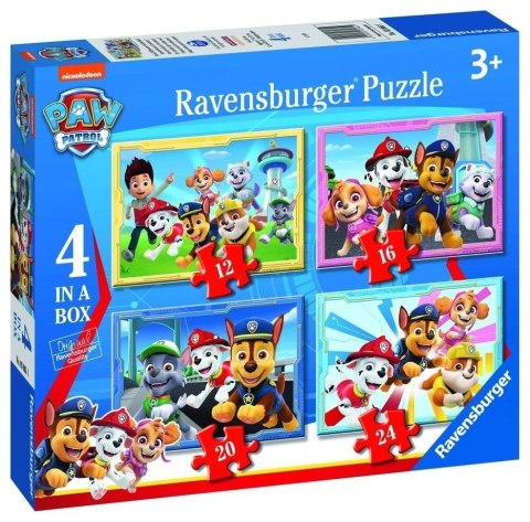 Puzzle 4w1 Drużyna Psi Patrol Puzzle 4w1 Drużyna Psi Patrol