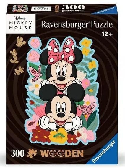 Puzzle drewniane 300 Disney Myszka Mickey & Minnie Puzzle drewniane 300 Disney Myszka Mickey & Minnie