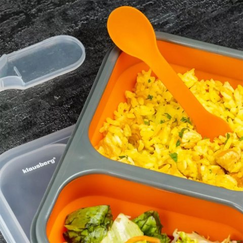 SILIKONOWY SKŁADANY LUNCH BOX KLAUSBERG KB-7023 SILIKONOWY SKŁADANY LUNCH BOX KLAUSBERG KB-7023