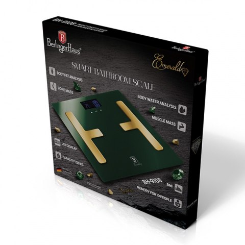 WAGA ŁAZIENKOWA BODY FAT BERLINGER HAUS BH-9108 WAGA ŁAZIENKOWA BODY FAT BERLINGER HAUS BH-9108