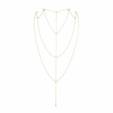 Łańcuszki na plecy i dekolt - Bijoux Indiscrets Magnifique Back & Cleavage Chain Gold Łańcuszki na plecy i dekolt - Bijoux Indiscrets Magnifique Back & Cleavage Chain Gold