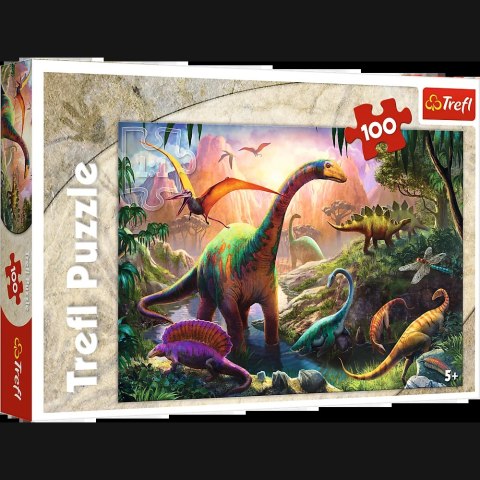 Puzzle - 100 - Świat dinozaurów - Trefl 16277 Puzzle - 100 - Świat dinozaurów - Trefl 16277