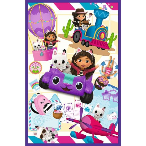 Puzzle 3x80 - Kolorowe dni Gabby Trefl 34882