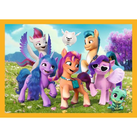 Puzzle - 4w1 - Poznaj kucyki Pony My Little Pony Trefl 34624 Puzzle - 4w1 - Poznaj kucyki Pony My Little Pony Trefl 34624