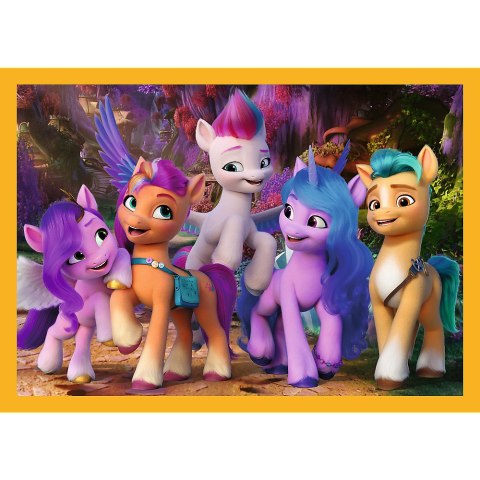 Puzzle - 4w1 - Poznaj kucyki Pony My Little Pony Trefl 34624 Puzzle - 4w1 - Poznaj kucyki Pony My Little Pony Trefl 34624