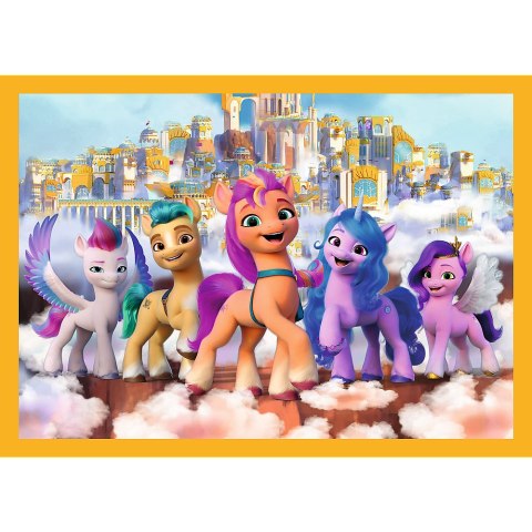 Puzzle - 4w1 - Poznaj kucyki Pony My Little Pony Trefl 34624 Puzzle - 4w1 - Poznaj kucyki Pony My Little Pony Trefl 34624