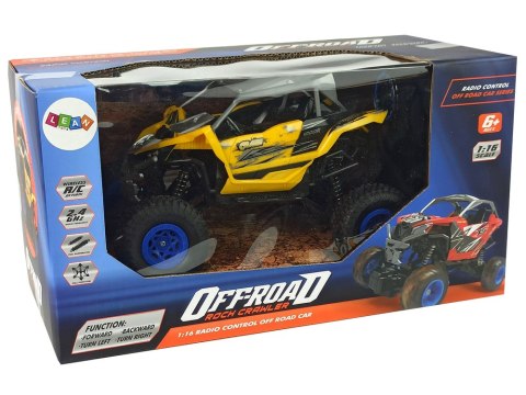 Terenowe Auto Off- Road Zdalnie Sterowane 2,4 GHz 1:16 Żółte Terenowe Auto Off- Road Zdalnie Sterowane 2,4 GHz 1:16 Żółte