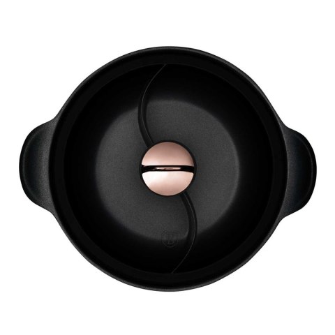 GARNEK TYTANOWY HOT POT Z POKRYWĄ 30cm BERLINGER HAUS BH-8627 BLACK ROSE GARNEK TYTANOWY HOT POT Z POKRYWĄ 30cm BERLINGER HAUS BH-8627 BLACK ROSE