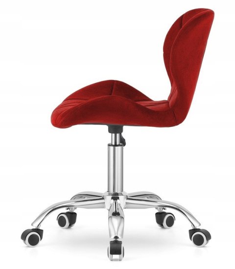 Krzesło obrotowe VASTO OFFICE VELVET BURGUNDY