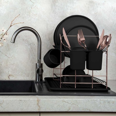 SUSZARKA DO NACZYŃ Z OCIEKACZEM BERLINGER HAUS BH-8644 BLACK ROSE SUSZARKA DO NACZYŃ Z OCIEKACZEM BERLINGER HAUS BH-8644 BLACK ROSE