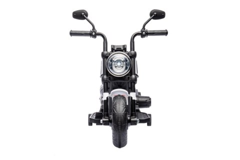 Motorek Chopper FASTER na akumulator dla dzieci Biały + Radio FM + Panel audio + LED Motorek Chopper FASTER na akumulator dla dzieci Biały + Radio FM + Panel audio + LED