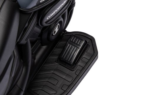 Motorek Chopper FASTER na akumulator dla dzieci Szary + Radio FM + Panel audio + LED Motorek Chopper FASTER na akumulator dla dzieci Szary + Radio FM + Panel audio + LED