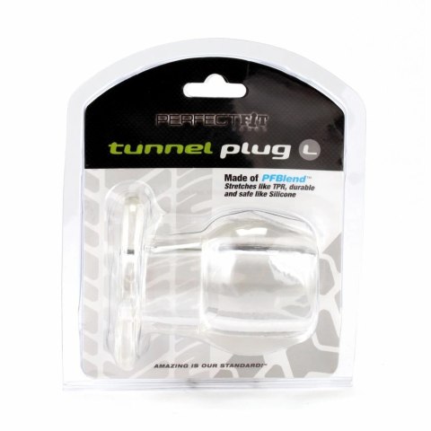 Plug analny podwójny tunel - Perfect Fit Double Tunnel Plug Large Clear Przezroczysty Duży Plug analny podwójny tunel - Perfect Fit Double Tunnel Plug Large Clear Przezroczysty Duży
