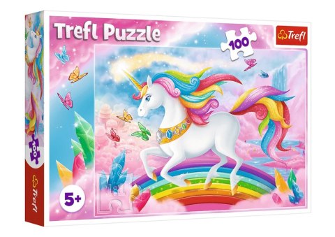 Puzzle - 100 - W kryształowym świecie jednorożców / Trefl 16364 Puzzle - 100 - W kryształowym świecie jednorożców / Trefl 16364