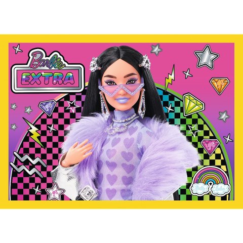 Puzzle - 4w1 - Wesoły świat Barbie / Mattel, Barbie 34626 Puzzle - 4w1 - Wesoły świat Barbie / Mattel, Barbie 34626
