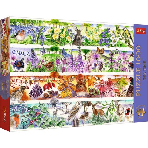 Puzzle - 1000 Premium Plus - Tea Time: Cztery pory roku Trefl 12078 Puzzle - 1000 Premium Plus - Tea Time: Cztery pory roku Trefl 12078