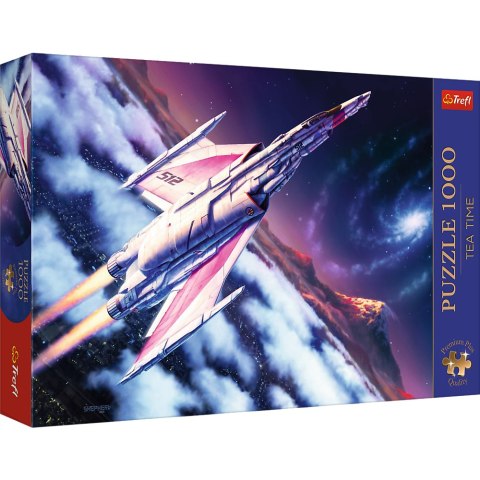 Puzzle - 1000 Premium Plus - Tea Time: Lot w kosmos Trefl 12075 Puzzle - 1000 Premium Plus - Tea Time: Lot w kosmos Trefl 12075