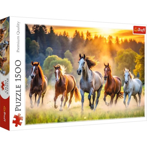 Puzzle - 1500 - Dzikie konie Trefl 26215 Puzzle - 1500 - Dzikie konie Trefl 26215