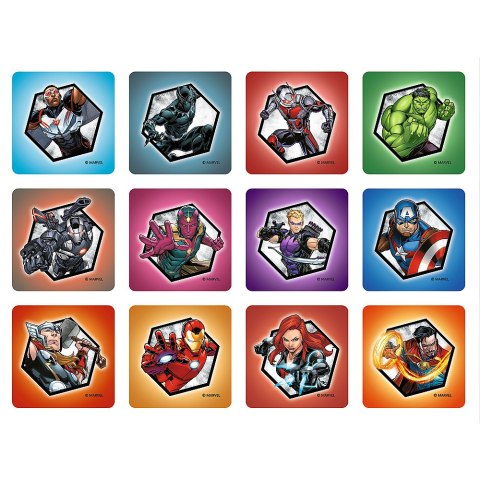 Puzzle - 2w1 + memos - Bohaterowie w akcji / Disney Marvel The Avengers Trefl 93333