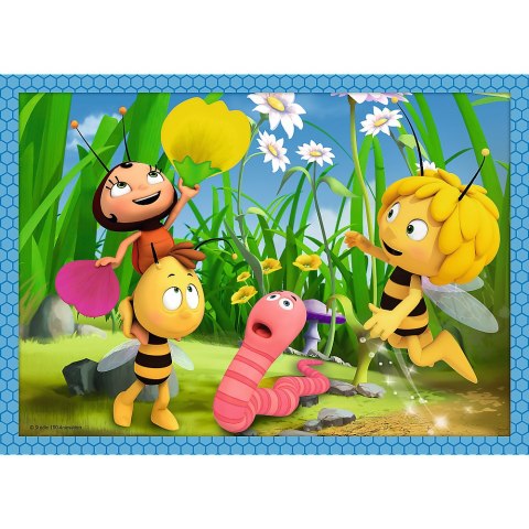 Puzzle - 4w1 - Przygody Pszczółki Mai Trefl 34356