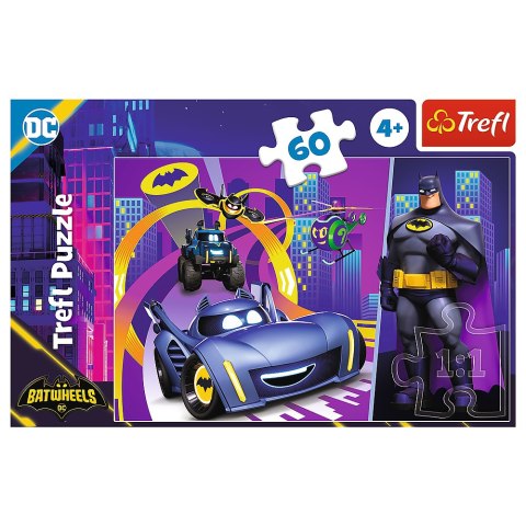 Puzzle - 60 - Batman i jego pojazdy Trefl 17400