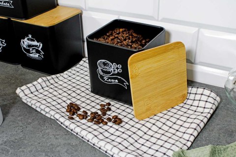 ZESTAW 4 POJEMNIKÓW KUCHENNYCH NA PRODUKTY SYPKIE 4263 ZESTAW 4 POJEMNIKÓW KUCHENNYCH NA PRODUKTY SYPKIE 4263